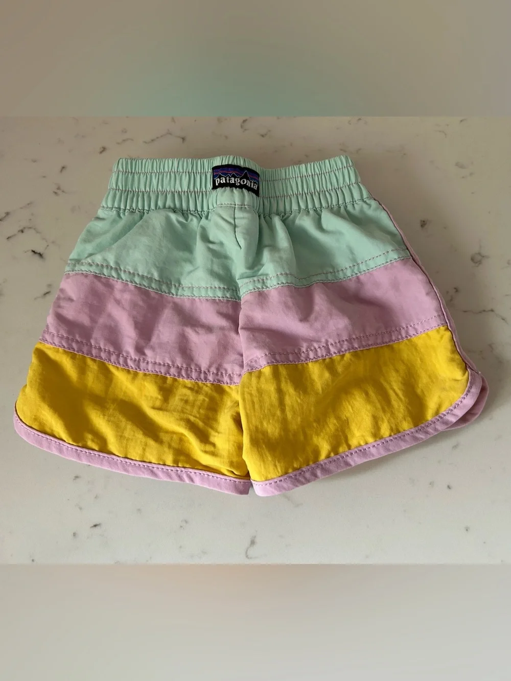 Patagonia Baby Boardshorts Colorblock 6-12 Mos